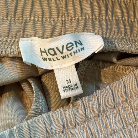 Haven Well Within Tan Pull-On Tencel Jogger Pant - size Medium - Picture 6 of 7